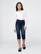 Подростковые джинсовые бриджи на резинке для девочки GAP 883763011 152 см Синие (1159834867) - изображение 3