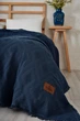 Покрывало-плед TÜRComFor Евро 240х260 см Муслин dark blue (TC303375991) - изображение 2