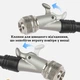 Насос высокого давления Giyo GS-02D 300psi с манометром велонасос для вилок и амортизаторов - изображение 5