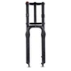 Двухкоронная вилка для фэтбайка Bolany 26" 135мм Fat fork ход 140mm усиленная для fatbike Черная - изображение 1