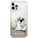 Чохол Karl Lagerfeld Hardcase Liquid Glitter Choupette Fun для Apple iPhone 12 Pro 12 6,1" Gold - зображення 1