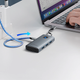 Hub USB Orico Docking Station 1x USB-A 3.0 + 2x USB-A 2.0 + 1x USB-C PD + 1x HDMI (PW11-5P) - obraz 4