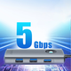 Hub USB Orico Docking Station 3x USB-A 3.0 + 1x USB-C 2.0 + 1x HDMI (PW11-6P) - obraz 3
