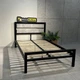 Кровать MebliRoMax Bloom 120х200 Индастриал /Черный (000083206) - изображение 5