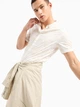 Рубашка хлопковая летняя мужская Armani Exchange 703022543 2XL Молочная (1159862931) - изображение 4