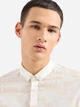 Рубашка хлопковая летняя мужская Armani Exchange 703022543 2XL Молочная (1159862931) - изображение 5