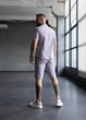 Мужской комплект из льна MonsterBrand M (48) Серый, рубашка и шорты - изображение 7