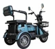 Електроскутер триколісний Crosser TR1 PRO (1200W 24AH 72V) - Синій - изображение 2