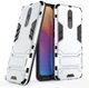 Чехол Iron для Xiaomi Redmi 8A бампер противоударный с подставкой Silver - изображение 1