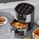 Аэрогриль Rainberg RB-2268 аэрофритюрница 8L 4200W - изображение 2