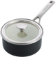 Ковш с крышкой KitchenAid Steel Core 18 см 2 л Матовый черный (CC005998-001) - изображение 1
