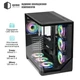 Корпус Qube MIRAGE 7ARGB BTF Black (MIRAGE_GBNU3) - зображення 4