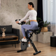 Велотренажер Hop-Sport HS-3030X Apeks X-Bike серый. Магнитный, 8 уровней, складной, для дома - изображение 3