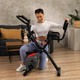 Велотренажер Hop-Sport HS-3030X Apeks X-Bike серый. Магнитный, 8 уровней, складной, для дома - изображение 7