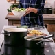 Ковш с крышкой KitchenAid Steel Core 16 см 1.3 л Матовый черный (CC005997-001) - изображение 4