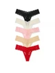 Набор трусиков Victoria's Secret 5-Pack Lace Thong Panties размер S - изображение 1