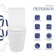 Унитаз напольный Qtap Swan Ultra Quiet с сидением Soft-close 640x360x835 мм QT16222182TW White - изображение 4