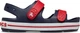 Детские сандалии для мальчика Crocs Crocband Cruiser Sandal T Kids 29-30 С12 Темно-синий с красным (209423) - изображение 1