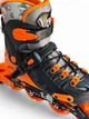 Роликовые коньки раздвижные со светящимися колесами Smart Ghost 155 размер 39-42 Black-Orange - изображение 6