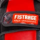 Макивара тай-пэд кожаная для тайского бокса Fistrage Fight Gear 4312 размер 34x19x7см Red-Black - изображение 6