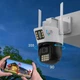 Поворотная водонепроницаемая уличная камера видеонаблюдения PTZ WiFi A23 6mp ICSEE Охранная вайфай Ip камера с ночным видением и удаленным доступом проста в установке - изображение 9