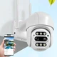 Поворотная водонепроницаемая 4K Wi-Fi камера видеонаблюдения 5Мп с 8X зумом Уличная вайфай камера Уличная ip камера со встроенным микрофоном и ночным видением - изображение 1