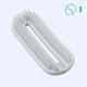 Овальная кольцевая щетка для расчесывания мокрых волос Kai Oval Ring, KQ3167, серая - изображение 5