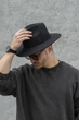 Чоловічий Капелюх Without Onesize Fedora З Стрічкою Black 520994899 - изображение 1