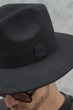 Чоловічий Капелюх Without Onesize Fedora З Стрічкою Black 520994899 - изображение 4