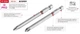 Комплект отверточних насадок PH2 1/4 "* 90мм, S2, уп. 2 од., STORM INTERTOOL VT-0224 - изображение 4