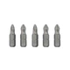 Комплект викруткових насадок PH2 1/4" * 25мм, ACR, S2, уп. 5од., STORM INTERTOOL VT-0207 - зображення 1