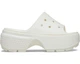Жіночі Шльопанці Crocs Stomp Slide Chalk Craie 41-42 W10 білі (209346) - зображення 1