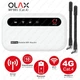 4G LTE Wi-Fi роутер OLAX MF985 (Cat.4) под SIM-карту | До 150 Мбит/с | 10 устройств | Аккумулятор 3000 мАч | Поддержка Киевстар / Vodafone / Lifecell | 2 внешние антенны CRC9 MIMO - изображение 1