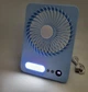 Вентилятор аккумуляторный (съёмный 18650) от USB Портативный настольный вентилятор c LED лампой подсветкой диаметр 16см для охлаждения дома и рабочего места Fan UKC - изображение 3