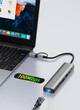 Сетевая карта Deepfox-2509TU Type C/Type A 9 in 2 алюминиевая hub картридер аудио RJ45 адаптер сетевой 100 Мбит/с - изображение 9