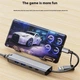 Мережева карта Deepfox-2503 Gigabit Type C/Type A 6 in 2 алюмінієва USB 3.2 hub RJ45 мережевий адаптер 1000 Мбіт/с - зображення 8