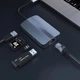 Мережева карта Deepfox-2112 Type C 5 in 1 алюмінієва hub картридер RJ45 мережевий адаптер 100 Мбіт/с - зображення 12