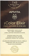 Фарба для волосся Apivita My Color Elixir 7.43 Blonde Copper Gold 50 мл + Проявник 75 мл + Кондиціонер 2х15 мл + Одноразові рукавички + Інструкція (5201279081621) - зображення 1
