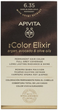 Фарба для волосся Apivita My Color Elixir 6.35 Dark Blonde Gold Mahogany 50 мл + Проявник 75 мл + Кондиціонер 2х15 мл + Одноразові рукавички + Інструкція (5201279077143) - зображення 1