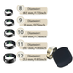 Smart Ring SV2 –Моніторинг Цукру, Тиску, Кисню та Контроль Сну та Активності, Розмір 11(20.7 мм),чорний - зображення 6