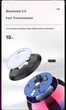 Портативная мини-колонка Bluetooth 5.0 3W объемный звук Металлический корпус с градиентом - изображение 13