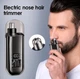 Тример для носа та вух Nose hair trimmer SJ-005 на акумуляторі з USB зарядкою чорний - изображение 2