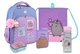 Рюкзак шкільний каркасний + пенал + сумка + пляшечка + ланчбокс YES Pusheen Playful S-78 - изображение 1