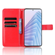 Чехол Idewei для Xiaomi Redmi Note 14 4G EU Version книжка кожа PU с визитницей красный - изображение 4