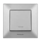 Выключатель одноклавишный с подсветкой Panasonic Arkedia Slim Серебро (WNTC0002-2SL) - изображение 1