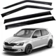 Дефлектори вікон вітровики Skoda Fabia 2007-2014 Седан / Хечбек Скотч 3M Voron Glass - зображення 1