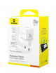 Сетевое зарядное устройство Baseus Palm Type-C+USB 20W P10111608213-00 Белое - изображение 3
