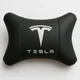 Автомобильная подушка под шею на подголовник с логотипом TESLA - изображение 1