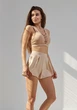 Шорты-юбка Dressfit BUTTERFLY beige (шорты для танцев, pole dance, high heels, twerk) M|L - изображение 7
