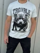 Футболка мужская Daniel Jones Trouble принт собака , XL,Голубой - изображение 1
